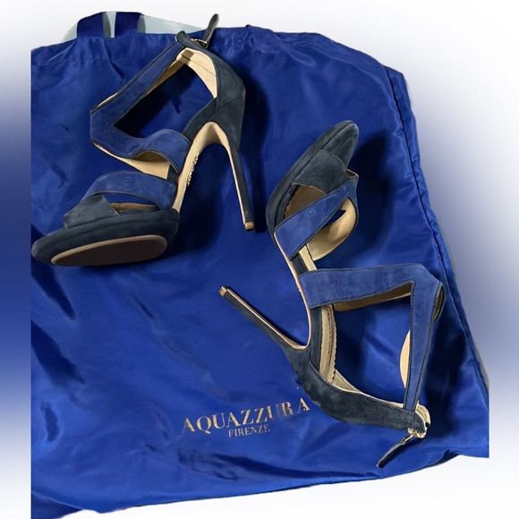 Aquazzura Shoes - Aquazurra Royal Blue Heels